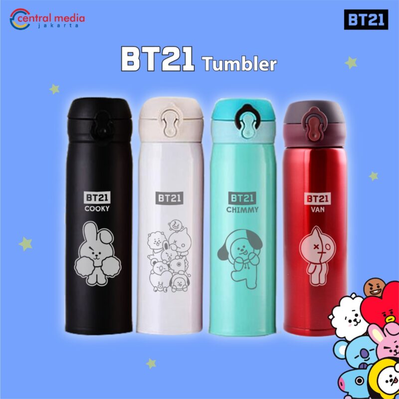 Tumbler BT21 Grafir Custom Nama