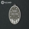 Hang Tag Natal Acrylic Transparan