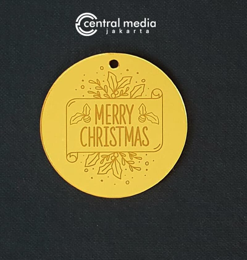Hang Tag Natal Acrylic