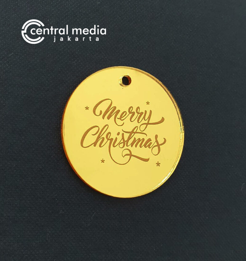 Hang Tag Hampers Natal Acrylic