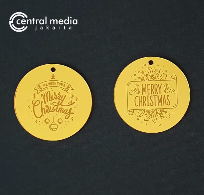 Hang Tag Natal Acrylic