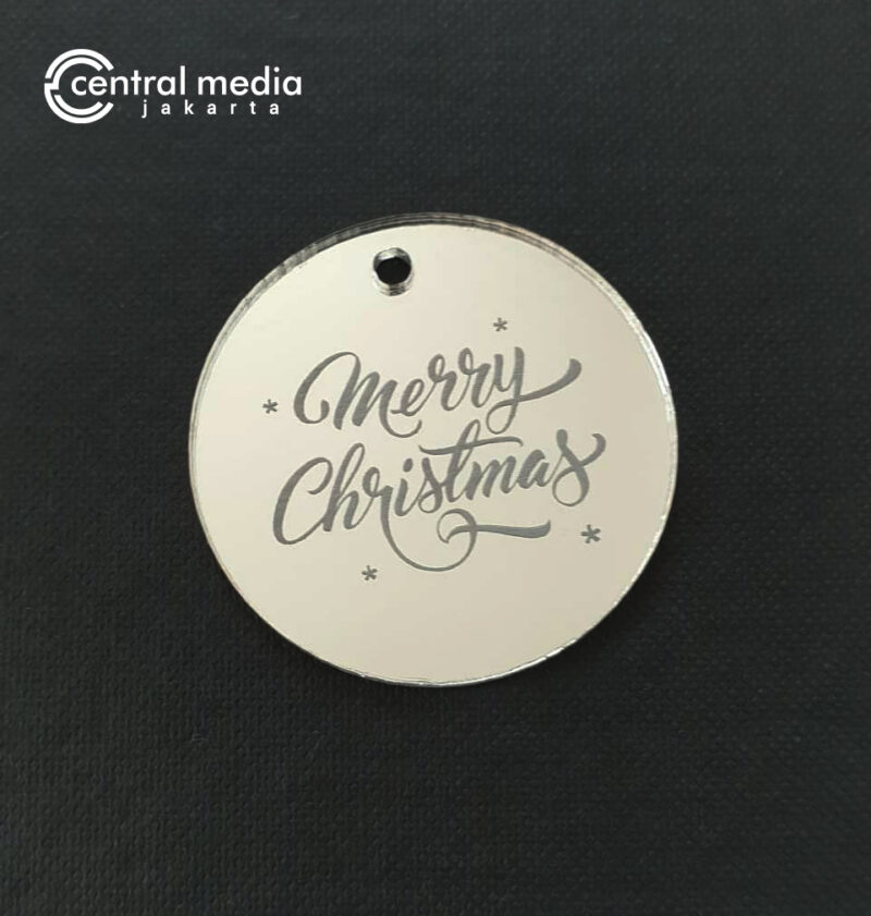 Hang Tag Hampers Natal Acrylic