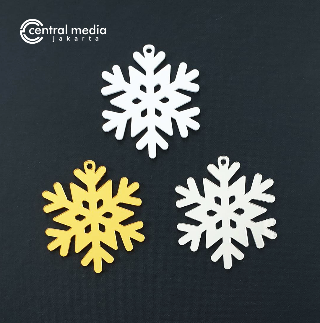 Snowflakes Acrylic Ornament Natal