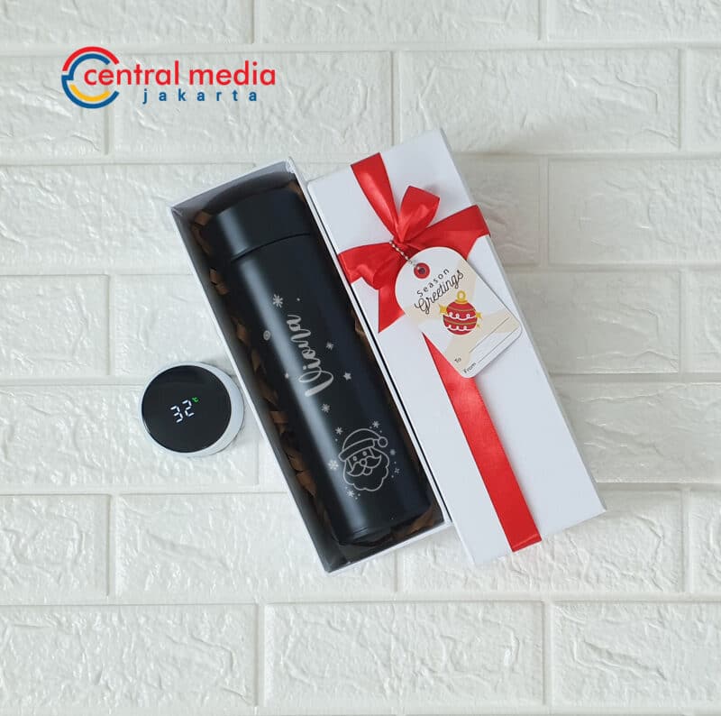 Tumbler LED Grafir Custom + Gift Box Hampers