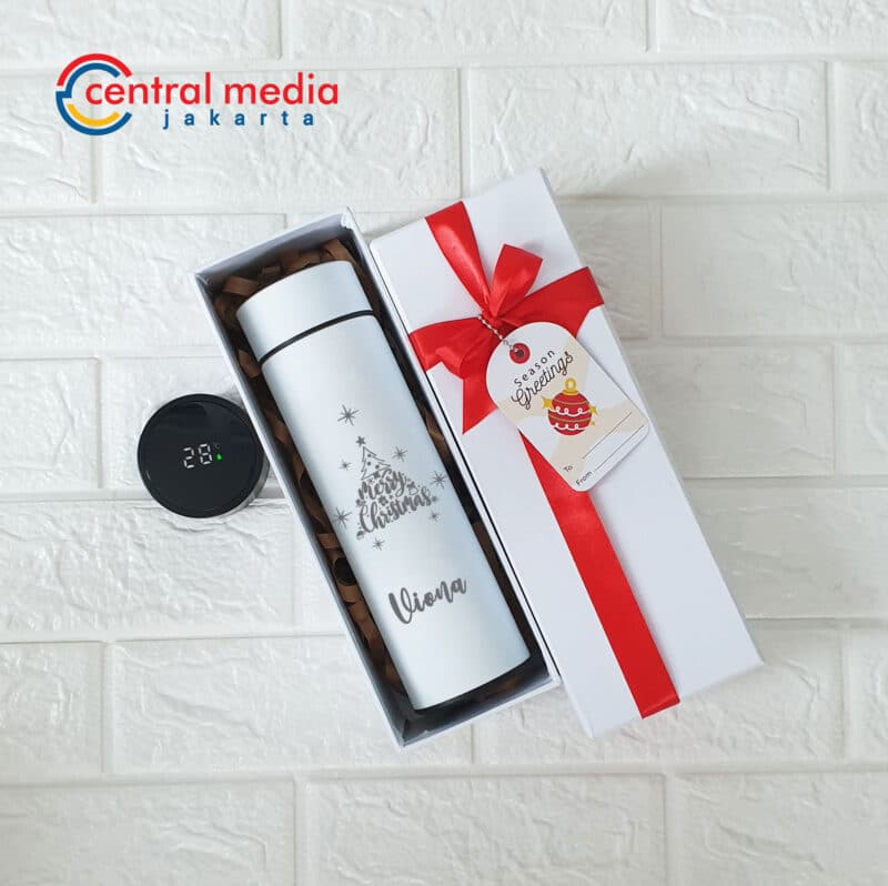 Tumbler LED Grafir Custom + Gift Box Hampers