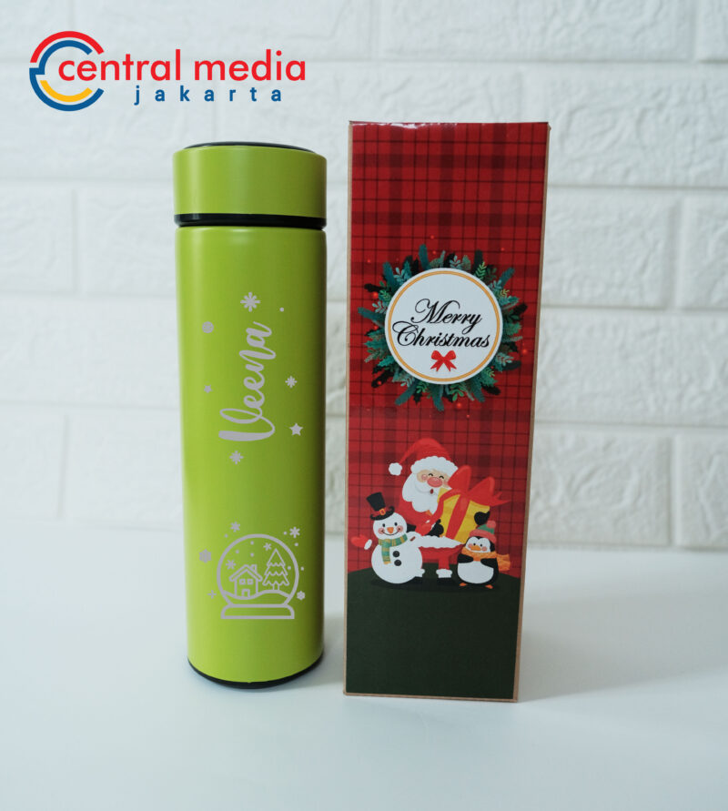 Tumbler Natal Custom Nama + Gift Box
