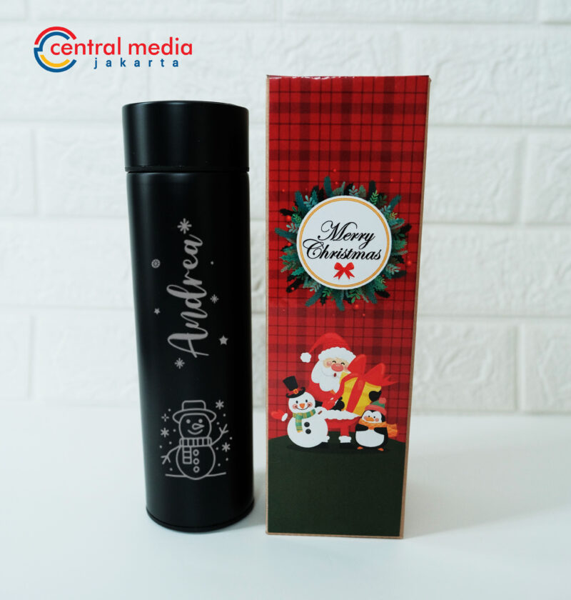 Tumbler Natal Custom Nama + Gift Box