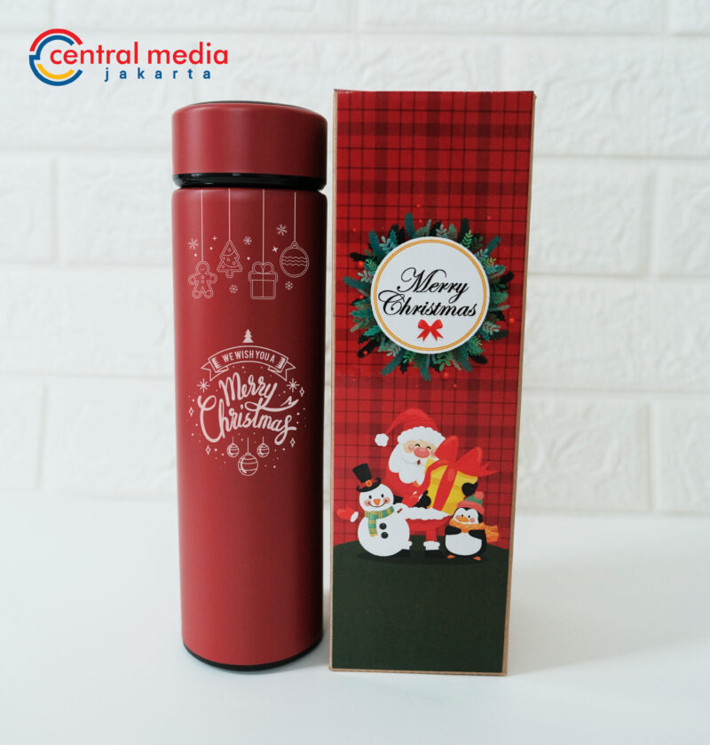 Tumbler Natal Custom Nama + Gift Box