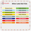 Sticker Label Alat Tulis Custom