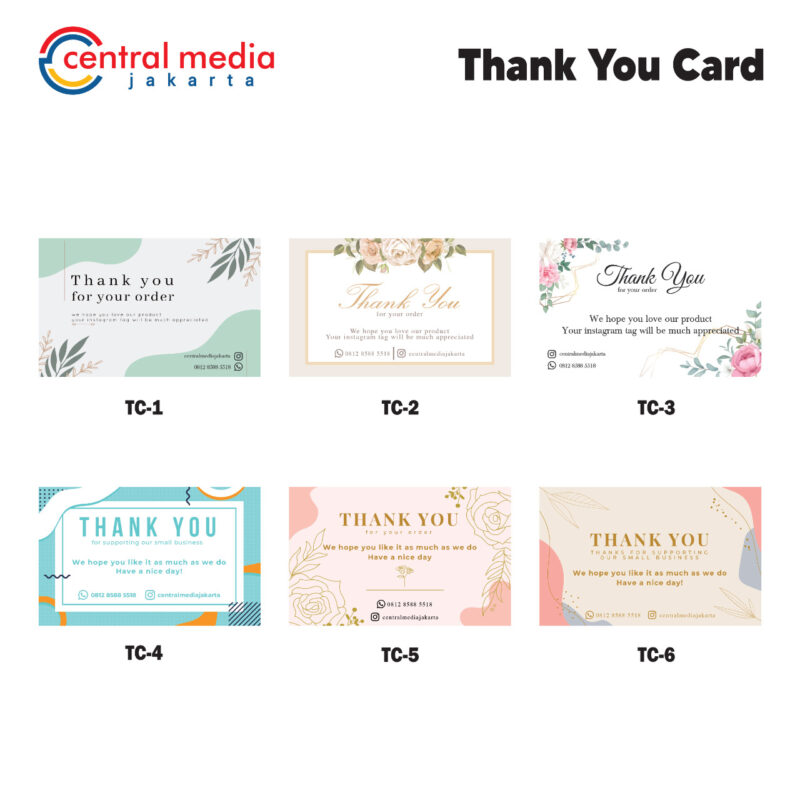 Thank You Card Custom