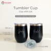 Tumbler Cup Mug Kopi Grafir Custom