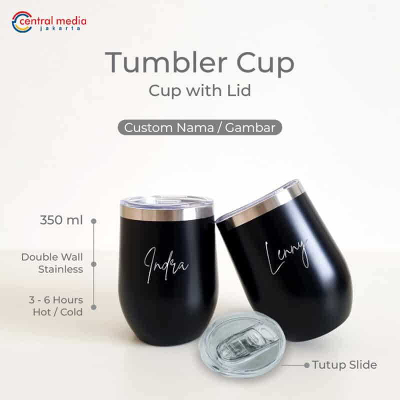Tumbler Cup Mug Kopi Grafir Custom