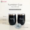 Tumbler Cup Mug Kopi Grafir Custom