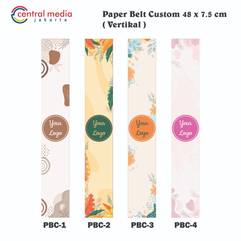 Paper Belt Packaging Sleeve Vertikal Custom