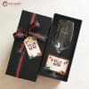 Hampers Engraved Wine Glass with Hard Box