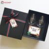 Hampers 2 Pcs Engraved Wine Glass with Hard Box